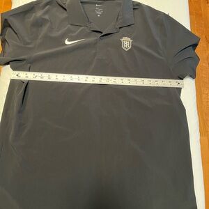 Nike Men's Black Polo Shirt Vegas golden knight logo new with out tags